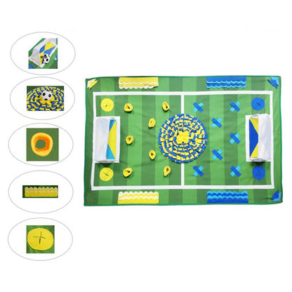 Soccer Field Snuffle Mat for Dogs — Large Slow Feeder & Scent Training Mat