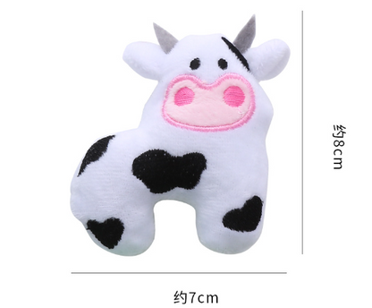 Catnip Animal Plush Toys for Cats — Cow, Crocodile & Parrot Styles
