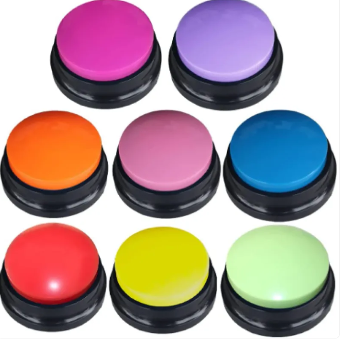 Recordable Sound Buttons for Dogs — Personalized Communication & Training Toy