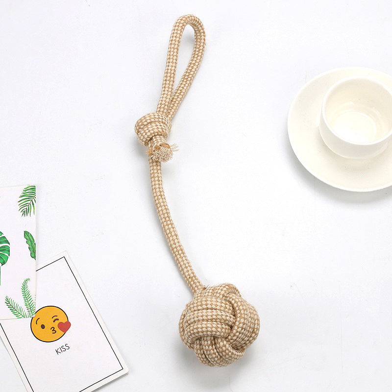 Cotton Rope Chew Toy Set for Dogs — Available in Single Ropes & Multi-Piece Sets