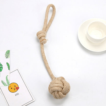 Cotton Rope Chew Toy Set for Dogs — Available in Single Ropes & Multi-Piece Sets