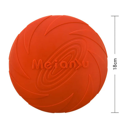 Indestructible TPR Fetch Disc for Dogs — Interactive Frisbee in Small, Medium & Large