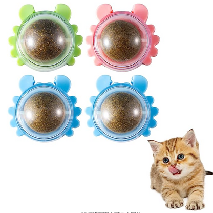 Crab Catnip Ball Toy for Cats — Detachable Design for Dental Health & Anxiety Relief