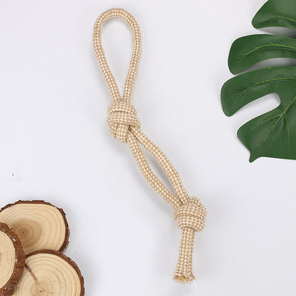 Cotton Rope Chew Toy Set for Dogs — Available in Single Ropes & Multi-Piece Sets