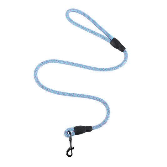 Adjustable Nylon Dog Leash — Durable Woven Traction Rope in 4 Colors & 3 Sizes