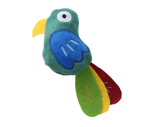 Catnip Animal Plush Toys for Cats — Cow, Crocodile & Parrot Styles