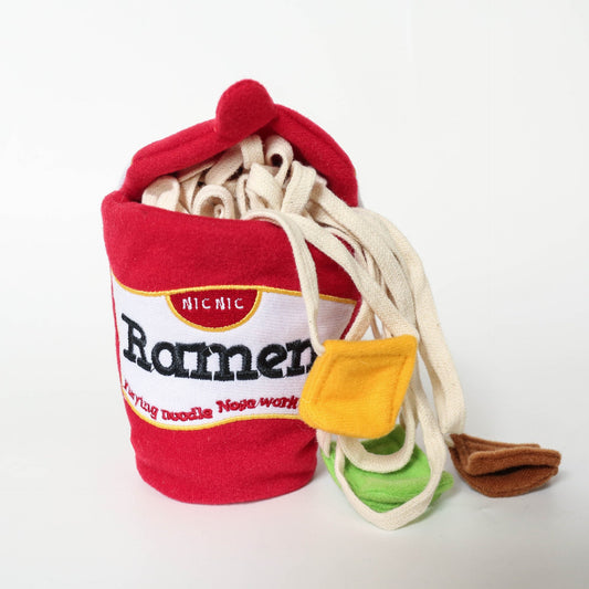 Ramen Bowl Snuffle Toy for Dogs — Interactive Nose Work & Treat Dispenser