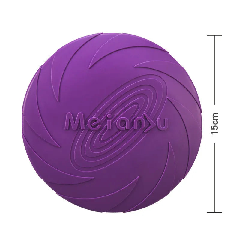 Indestructible TPR Fetch Disc for Dogs — Interactive Frisbee in Small, Medium & Large