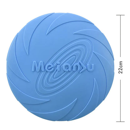 Indestructible TPR Fetch Disc for Dogs — Interactive Frisbee in Small, Medium & Large