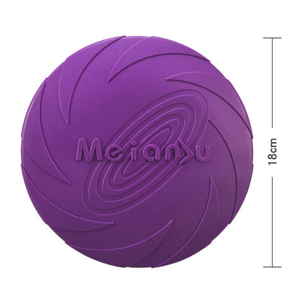 Indestructible TPR Fetch Disc for Dogs — Interactive Frisbee in Small, Medium & Large