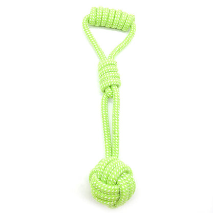 Cotton Rope Ball Chew Toy for Dogs — Durable Dental Play Toy for Medium & Large Breeds