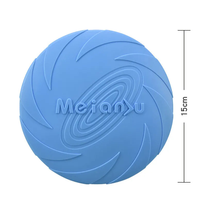 Indestructible TPR Fetch Disc for Dogs — Interactive Frisbee in Small, Medium & Large