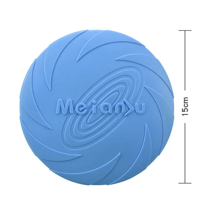 Indestructible TPR Fetch Disc for Dogs — Interactive Frisbee in Small, Medium & Large