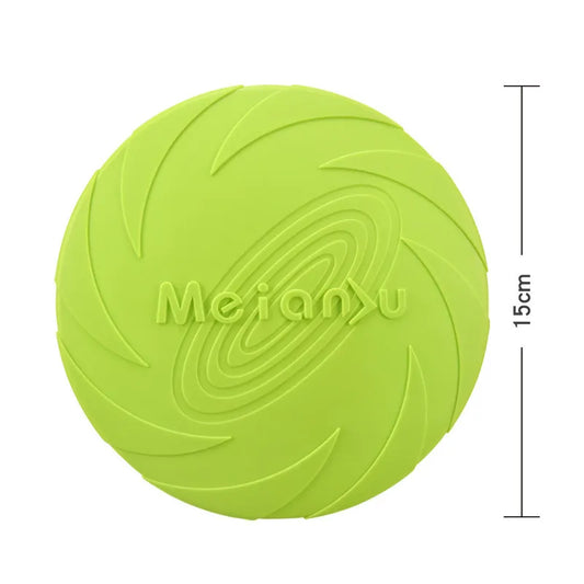 Indestructible TPR Fetch Disc for Dogs — Interactive Frisbee in Small, Medium & Large
