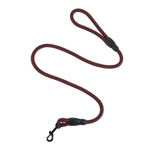 Adjustable Nylon Dog Leash — Durable Woven Traction Rope in 4 Colors & 3 Sizes