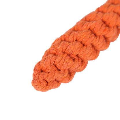 Carrot Cotton Rope Chew Toy for Dogs — Durable, Fun & Teeth-Cleaning