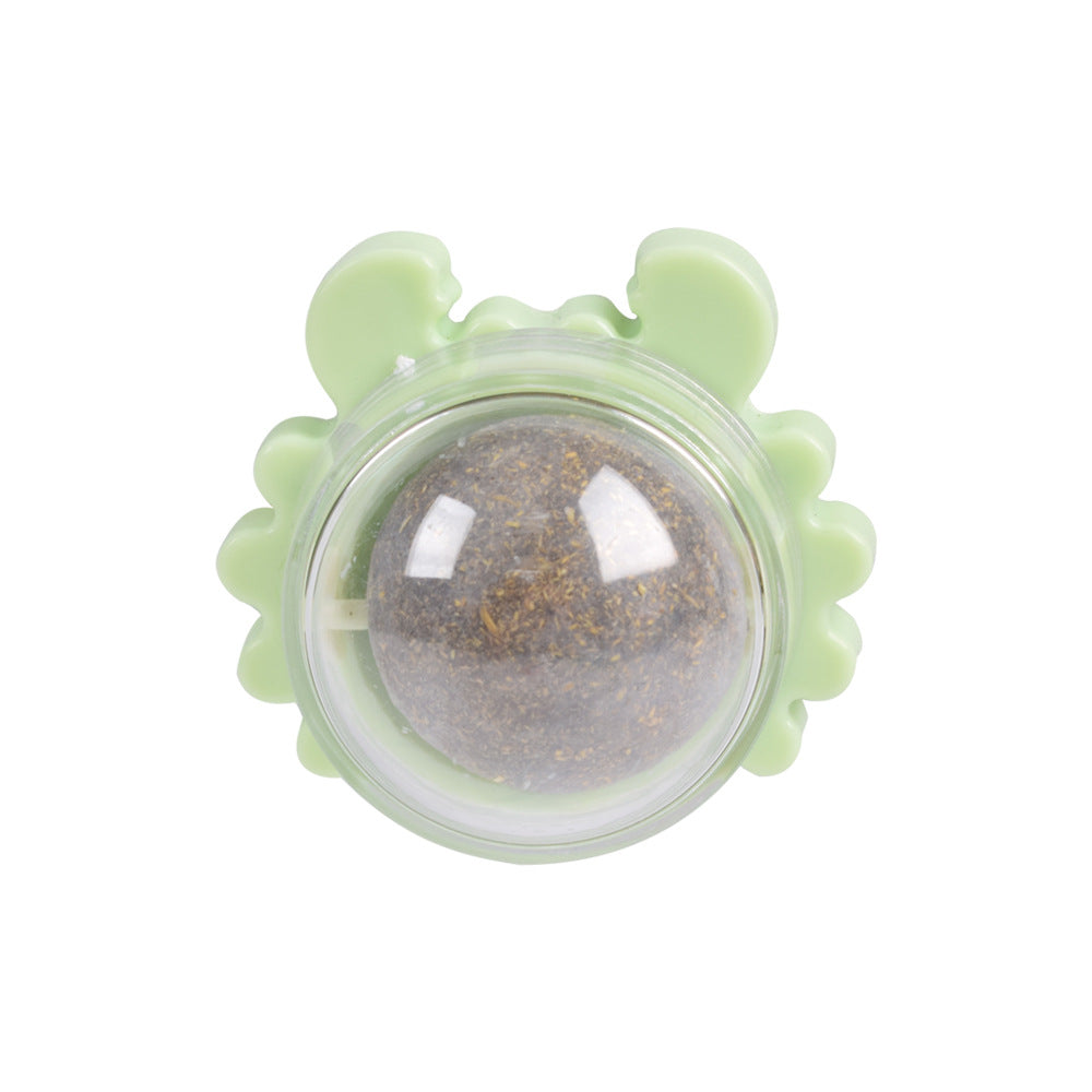 Crab Catnip Ball Toy for Cats — Detachable Design for Dental Health & Anxiety Relief