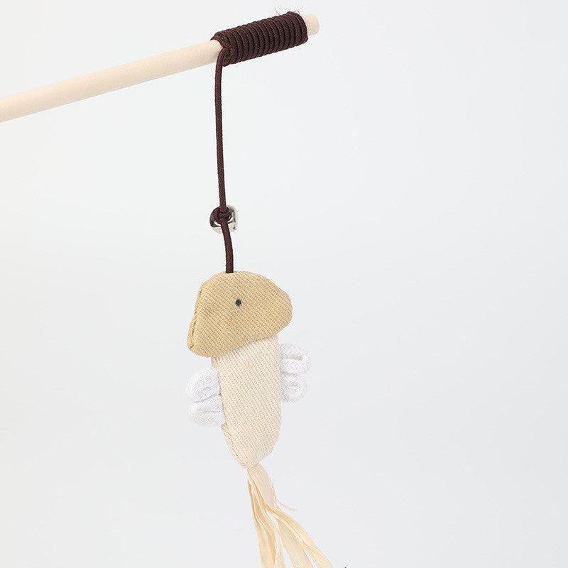 Interactive Sisal Cat Teaser Wand - Available in 6 Fun Styles