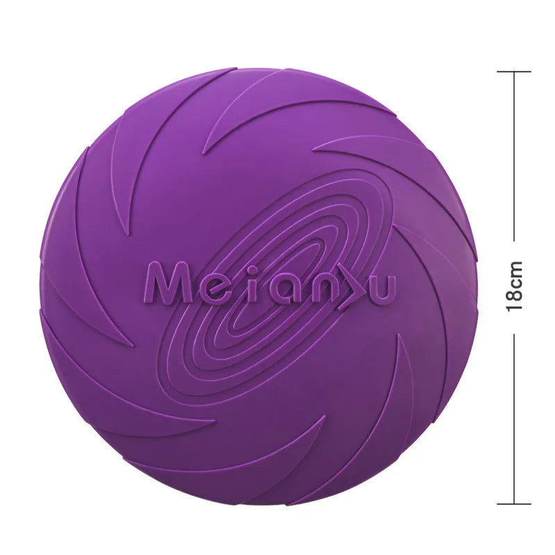 Indestructible TPR Fetch Disc for Dogs — Interactive Frisbee in Small, Medium & Large