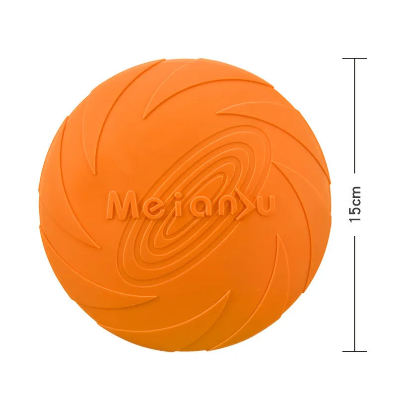 Indestructible TPR Fetch Disc for Dogs — Interactive Frisbee in Small, Medium & Large