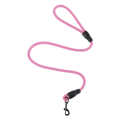 Adjustable Nylon Dog Leash — Durable Woven Traction Rope in 4 Colors & 3 Sizes