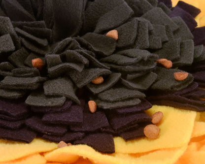 Sunflower Snuffle Mat for Dogs — Slow Feeder & Nose Work Enrichment Mat