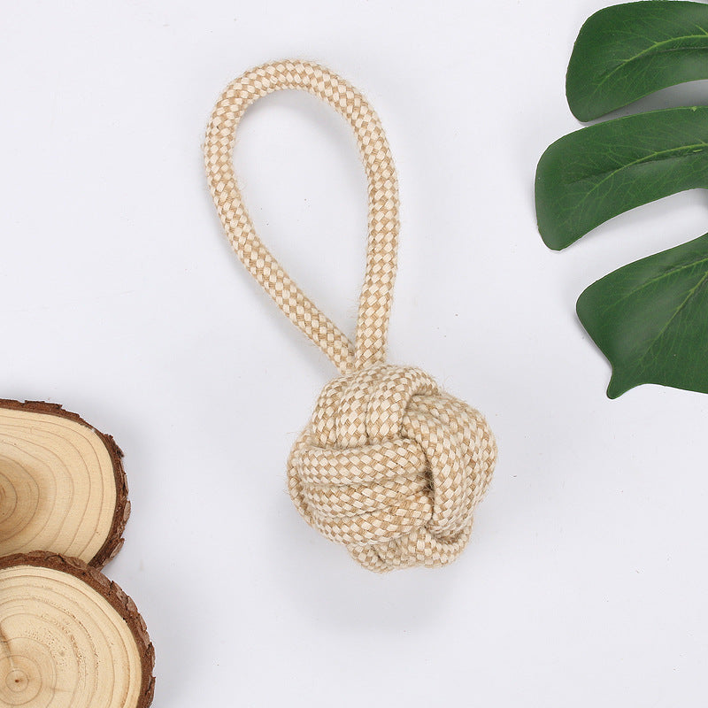 Cotton Rope Chew Toy Set for Dogs — Available in Single Ropes & Multi-Piece Sets