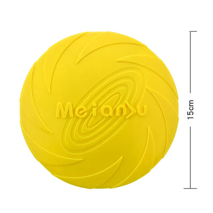Indestructible TPR Fetch Disc for Dogs — Interactive Frisbee in Small, Medium & Large
