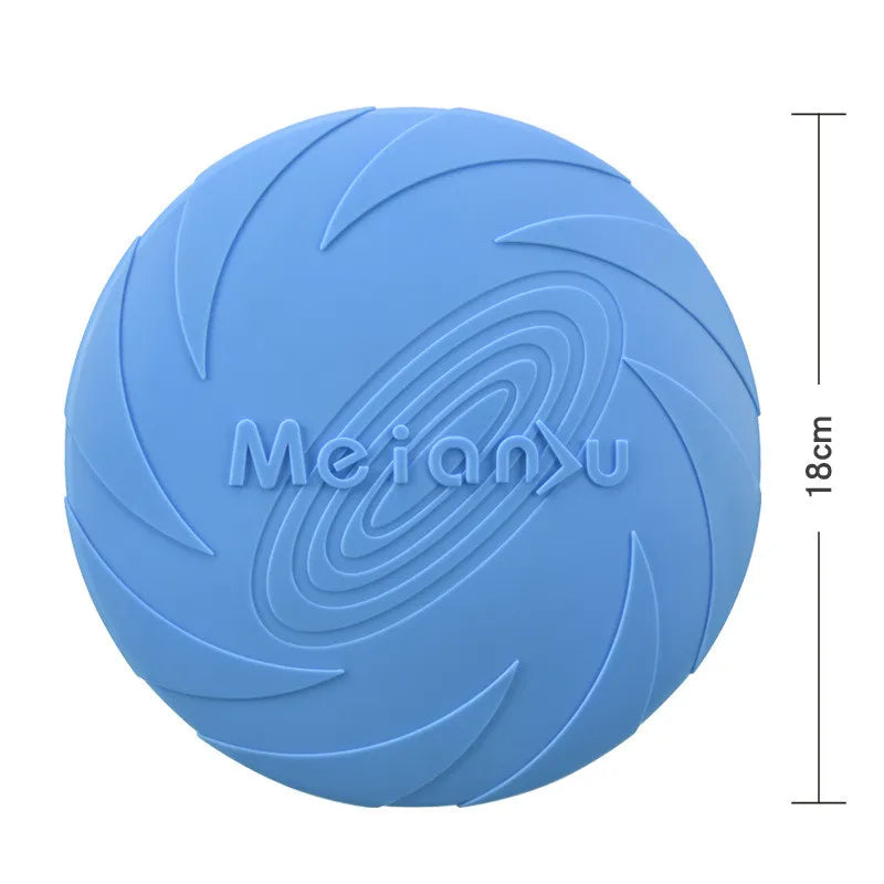 Indestructible TPR Fetch Disc for Dogs — Interactive Frisbee in Small, Medium & Large