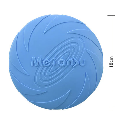 Indestructible TPR Fetch Disc for Dogs — Interactive Frisbee in Small, Medium & Large